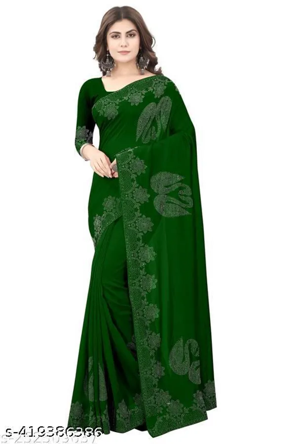 Diamond_Work_Fashionable_Trendy_Saree_2