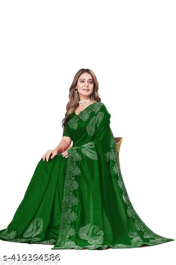 Diamond_Work_Fashionable_Trendy_Saree_2