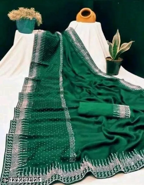 Hot_Fix_Daimond_Work_Saree
