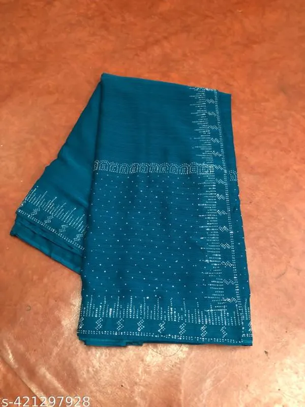 Hot_Fix_Daimond_Work_Saree