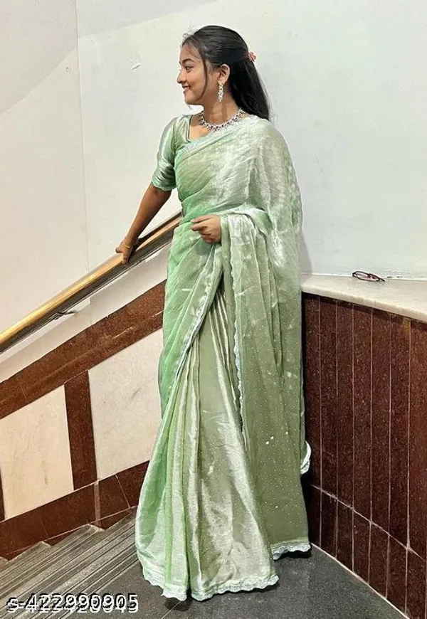 Barbari_Siroski_And_Hand_Work_Saree_With_Blouse_Piece