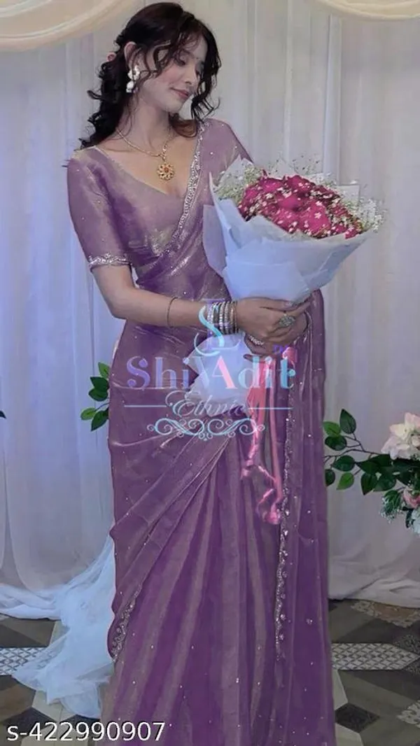 Barbari_Siroski_And_Hand_Work_Saree_With_Blouse_Piece