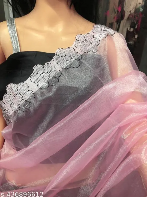 Beautiful_Designer_Jimmy_Choo_Type_Organza_Super_Net_Silk_Saree_Swarovski_Crystal_With_Diamond_Work_And_Blouse_Diamond_Lace