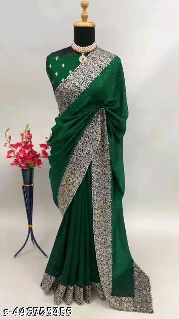 Bollywood_High_Quality_Heavy_Blooming_Georgette_Silk_With_Zari_Embroidery_Work_Srone_Work_Saree