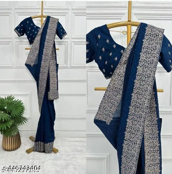 Bollywood_High_Quality_Heavy_Blooming_Vichiitra_Silk_With_Zari_Embroidery_Work_Srone_Work_Saree