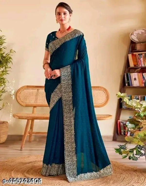 Bollywood_High_Quality_Heavy_Blooming_Vichiitra_Silk_With_Zari_Embroidery_Work_Srone_Work_Saree
