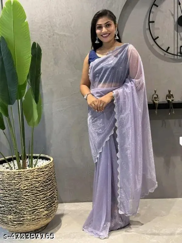 Beautiful_Diamond_Work_Jimiichuu_Saree_With_Blouse