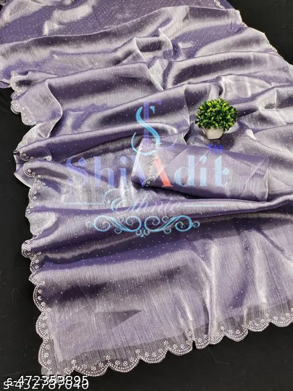 Jimmy_Cohd_Designer_Saree_With_Hand_Work_Lace_With_Party_Wear_Saree