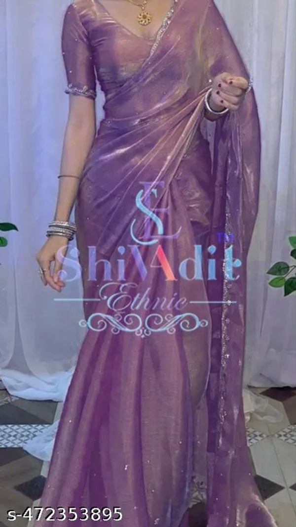 Jimmy_Cohd_Designer_Saree_With_Hand_Work_Lace_With_Party_Wear_Saree