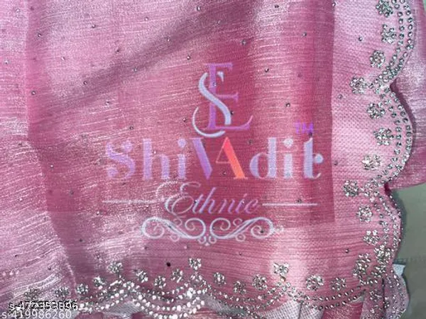 Jimmy_Cohd_Designer_Saree_With_Hand_Work_Lace_With_Party_Wear_Saree