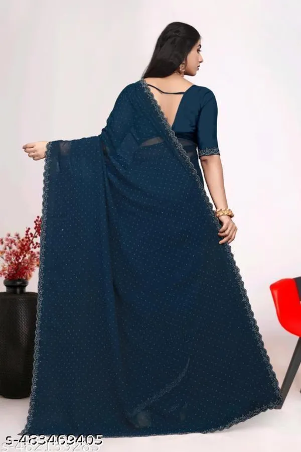New_Design_Fancy_Saree_With_Swarovski_Diamond_Hotfix_Diamond_Work_Party_Wear_Fastive_Wear_Saree_With_Hot_Fix_Blouse