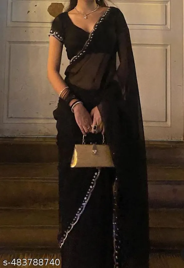 Georgette_Fabric_Saree_With_Hevay_Daimond_Work