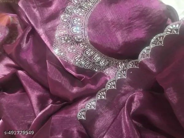 Super_Trendy_Fabrics_Jimmi_Choo_Saree_With_Organza_Blouse_Piece