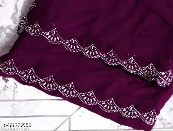 Super_Trendy_Fabrics_Georgette_Saree_With_Georgette_Blouse_Piece