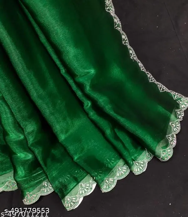 Super_Trendy_Fabrics_Jimmi_Choo_Saree_With_Organza_Blouse_Piece