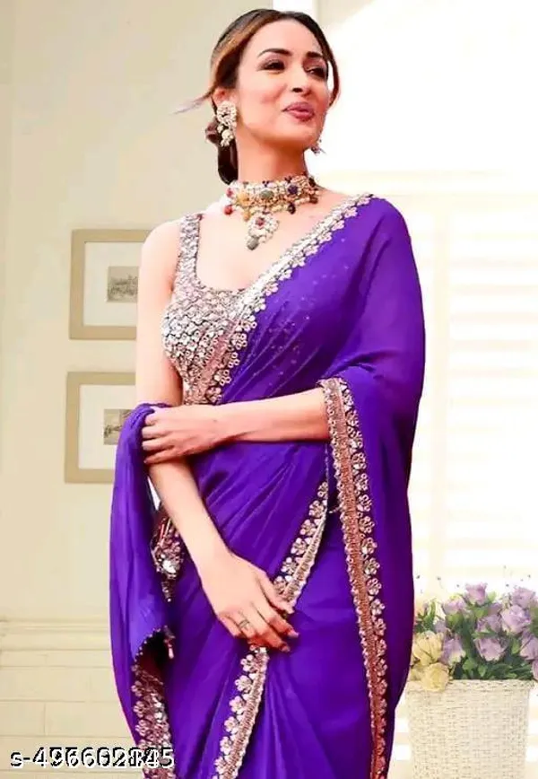 Stunning_Purple_Georgette_Saree_With_Designer_Embroidered_Border_Purple_Georgette_Saree_Designer_Saree_Partywear_Saree_Embroidered_Border_Saree_Lightweight_Saree_Elegant_Purple_Saree_Festive_Wear_Saree_Wedding_Saree_For_Women