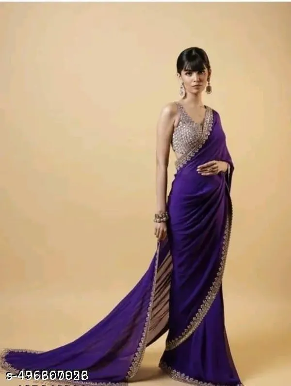 Georgette_Saree_With_Embroidered_Blouse_Piece