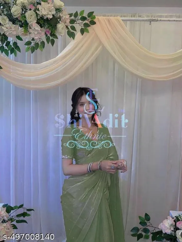 Barbari_Shiny_Stone_And_Diamond_Work_Saree_With_Blouse