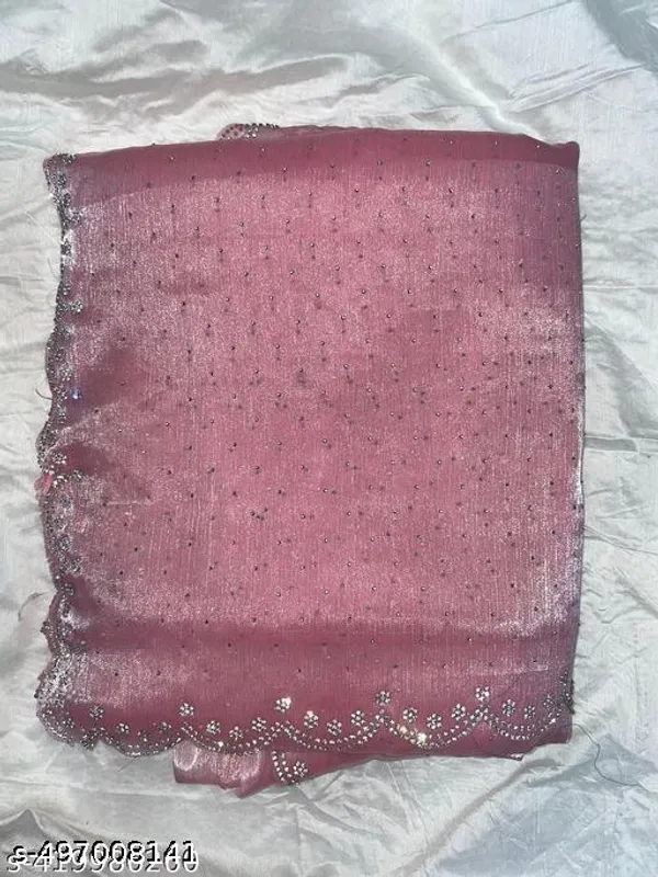 Barbari_Shiny_Stone_And_Diamond_Work_Saree_With_Blouse