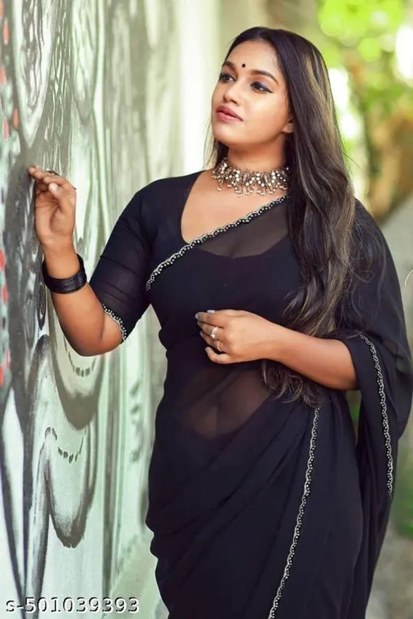Special_Design_Womens_Saree_Georgette_Fabric_And_Zarkan_Diamond_Lace_Work_Saree