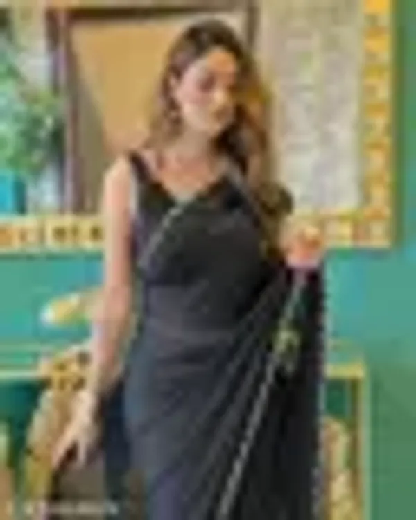 Trending_Beautiful_Georgette_Fully_Diamond_Work_Saree_With_Same_Colour_Attractive_Blouse_Piece_Georgette_Designer_Chiffon_Sarees_Party_Wear_Chiffon_Georgette_Sarees