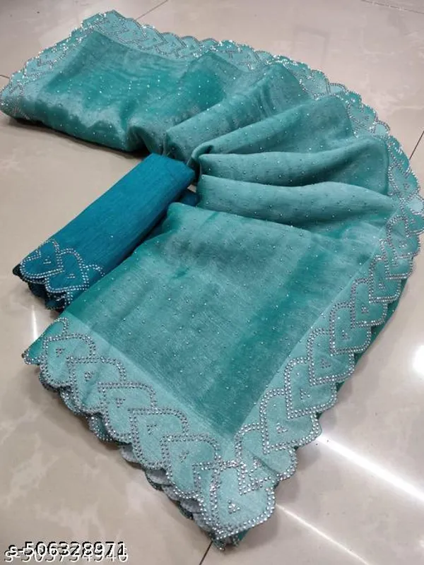 Jimmy_Chu_Organza_Sarees_Designer_Organja_Sarees_Party_Wear_Stone_Saree_New_Collection_Stone_Work_Sarees_Stone_Wala_Saree_Jimmy_Chu_Fabric_Saree_Sarees_New_Collection_2024_Party_Wear_New_Model