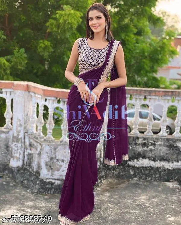 Stylish_Heavy_Embroidery_Full_Sequence_Georgette_Handwork_Saree_For_Women_Saree_For_Women_Embroidery_Georgette_Saree_Sequence_Work_Saree_For_Women_Full_Work_Saree_For_Wome