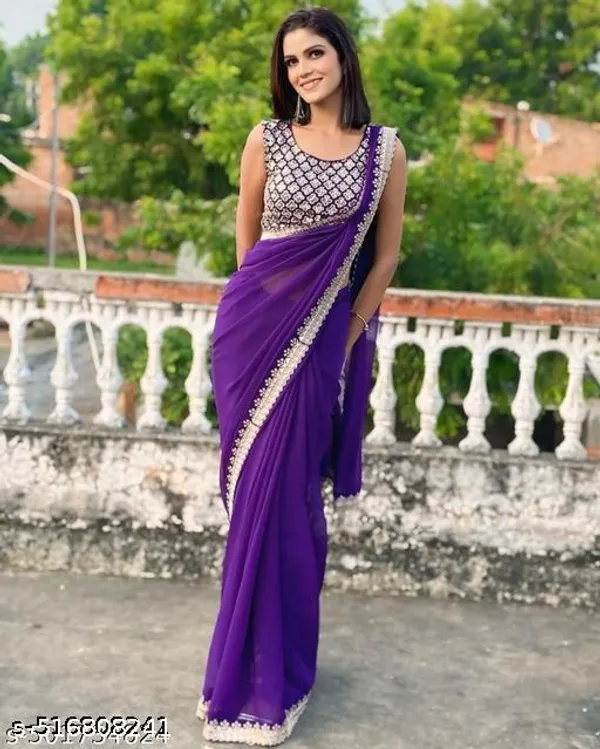 Stylish_Heavy_Embroidery_Full_Diamonds_Stone_Georgette_Handwork_Saree_For_Women_Saree_For_Women_Embroidery_Georgette_Saree_Stone_Work_Saree_For_Women_Full_Work_Saree_For_Wome