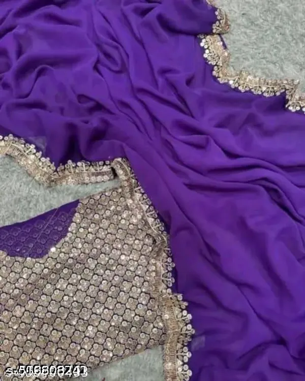Stylish_Heavy_Embroidery_Full_Diamonds_Stone_Georgette_Handwork_Saree_For_Women_Saree_For_Women_Embroidery_Georgette_Saree_Stone_Work_Saree_For_Women_Full_Work_Saree_For_Wome