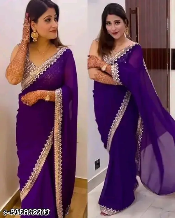 Stylish_Heavy_Embroidery_Full_Diamonds_Stone_Georgette_Handwork_Saree_For_Women_Saree_For_Women_Embroidery_Georgette_Saree_Stone_Work_Saree_For_Women_Full_Work_Saree_For_Wome