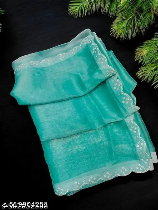 Jimmy_Chu_Organza_Sarees_Designer_Organja_Sarees_Party_Wear_Stone_Saree_New_Collection_Stone_Work_Sarees_Stone_Wala_Saree_Jimmy_Chu_Fabric_Saree_Sarees_New_Collection_2025_Party_Wear_New_Model