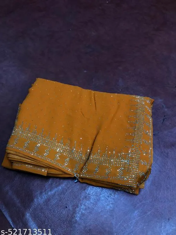 New_Hotfix_Degine_Attractive_New_Design_Fancy_Saree_With_Swarovski_Daimond_Hotfix_Diamonds_Work_Party_Wear_Festive_Wear_New_Collection_Saree