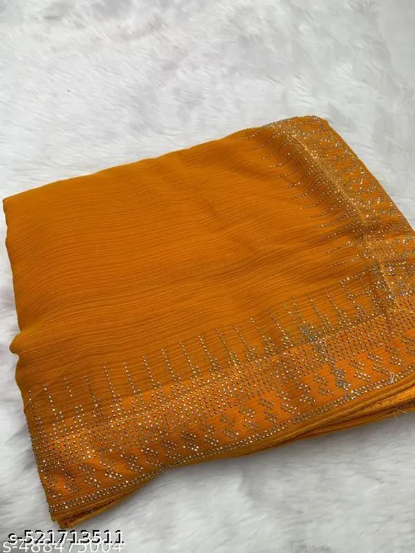 New_Hotfix_Degine_Attractive_New_Design_Fancy_Saree_With_Swarovski_Daimond_Hotfix_Diamonds_Work_Party_Wear_Festive_Wear_New_Collection_Saree
