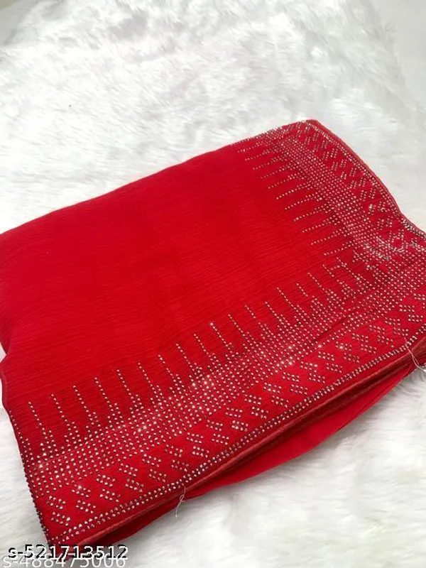 New_Hotfix_Degine_Attractive_New_Design_Fancy_Saree_With_Swarovski_Daimond_Hotfix_Diamonds_Work_Party_Wear_Festive_Wear_New_Collection_Saree