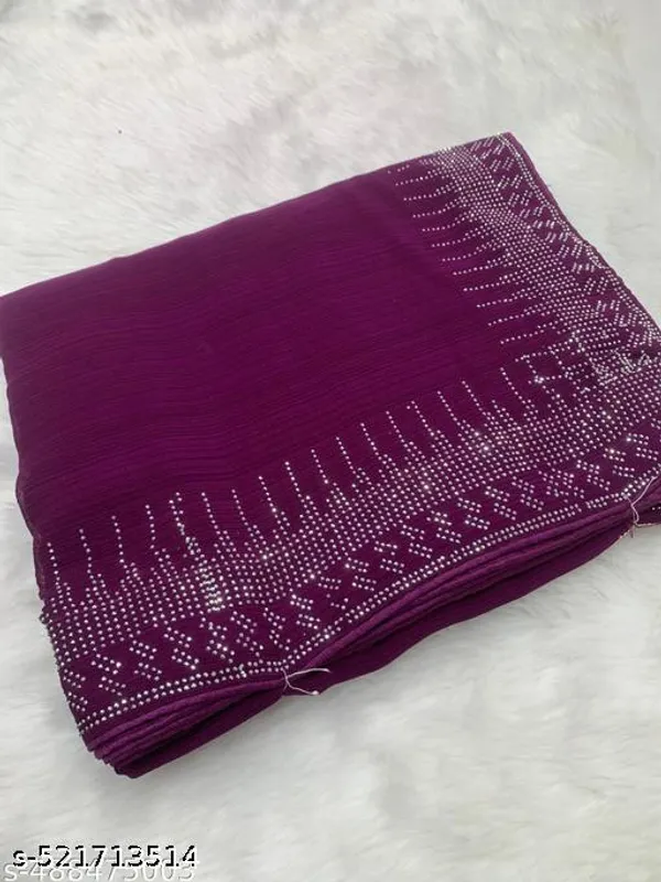 New_Hotfix_Degine_Attractive_New_Design_Fancy_Saree_With_Swarovski_Daimond_Hotfix_Diamonds_Work_Party_Wear_Festive_Wear_New_Collection_Saree