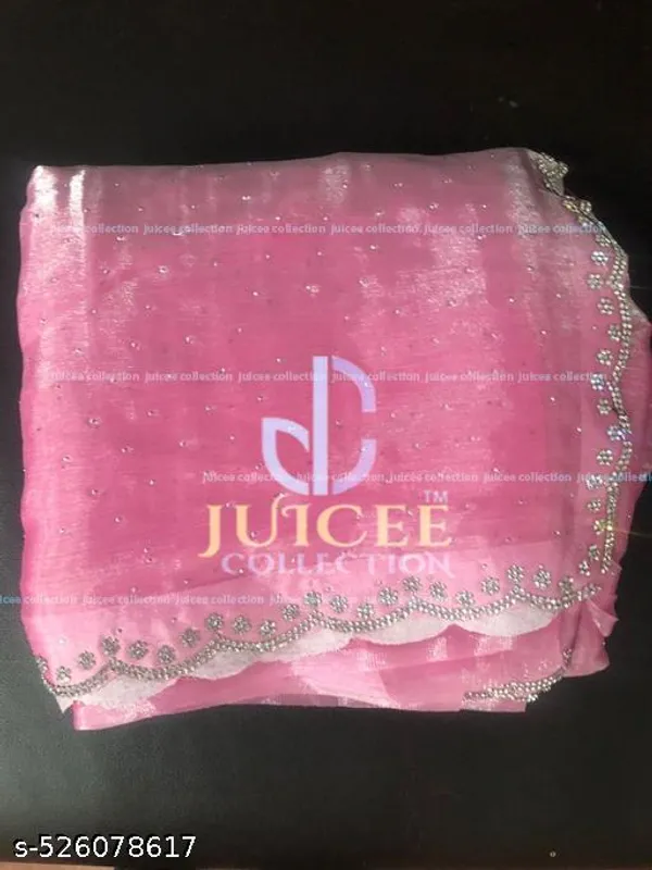 Jimmy_Chu_Organza_Sarees_Designer_Organja_Sarees_Party_Wear_Stone_Saree_New_Collection_Stone_Work_Sarees_Stone_Wala_Saree_Jimmy_Chu_Fabric_Saree_Jimmy_Chu_Saree_New_2024_Jimi_Chu_Saree_Jimmi_Chu_Saree_Jimmy_Saree