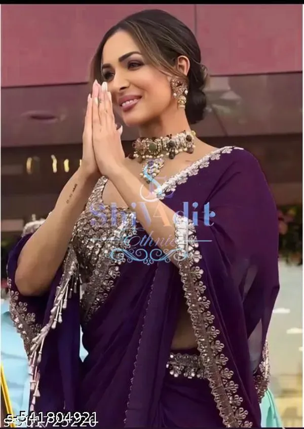 Stylish_Heavy_Embroidery_Full_Sequence_Georgette_Handwork_Saree_For_Women_Saree_For_Women_Embroidery_Georgette_Saree_Sequence_Work_Saree_For_Women_Full_Work_Saree_For_Wome