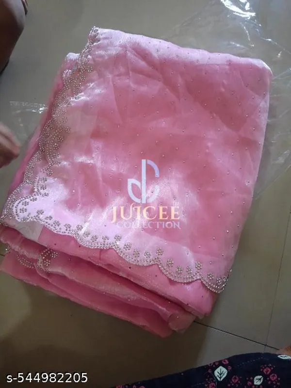 Jimmy_Chu_Organza_Sarees_Designer_Organja_Sarees_Party_Wear_Stone_Saree_New_Collection_Stone_Work_Sarees_Stone_Wala_Saree_Jimmy_Chu_Fabric_Saree_Sarees_New_Collection_2024_Party_Wear_New_Model