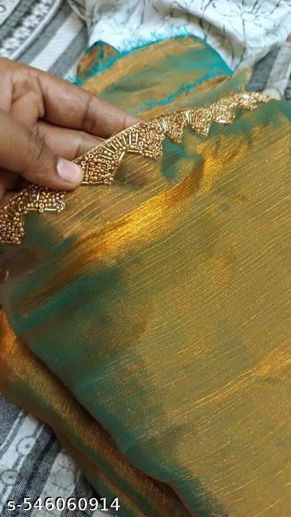 Simiri_Golden_Chiffon_Saree_With_Designer_Fendy_Border_Party_Wear_Lightweight_Saree_For_Women_Festive_Wedding_Special_Saree_Latest_Trending_Saree_Collection_2025