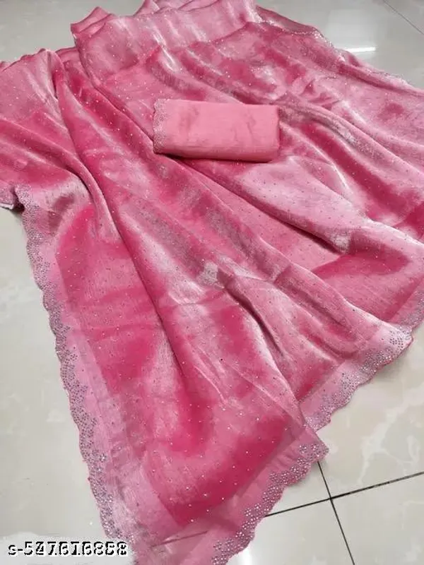 Cute_Baby_Pink_Very_Soft_Saree_With_Ossam_Qulity