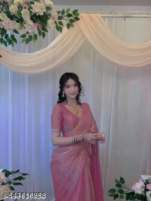 Cute_Baby_Pink_Very_Soft_Saree_With_Ossam_Qulity