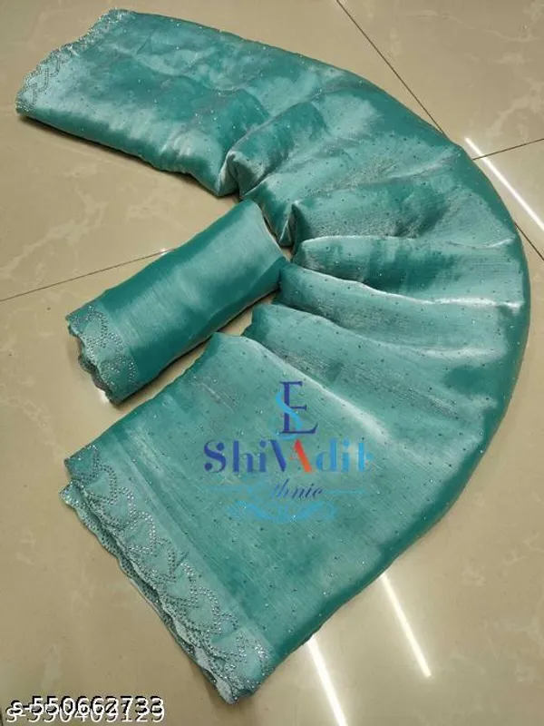 Jimmy_Chu_Organza_Sarees_Designer_Organja_Sarees_Party_Wear_Stone_Saree_New_Collection_Stone_Work_Sarees