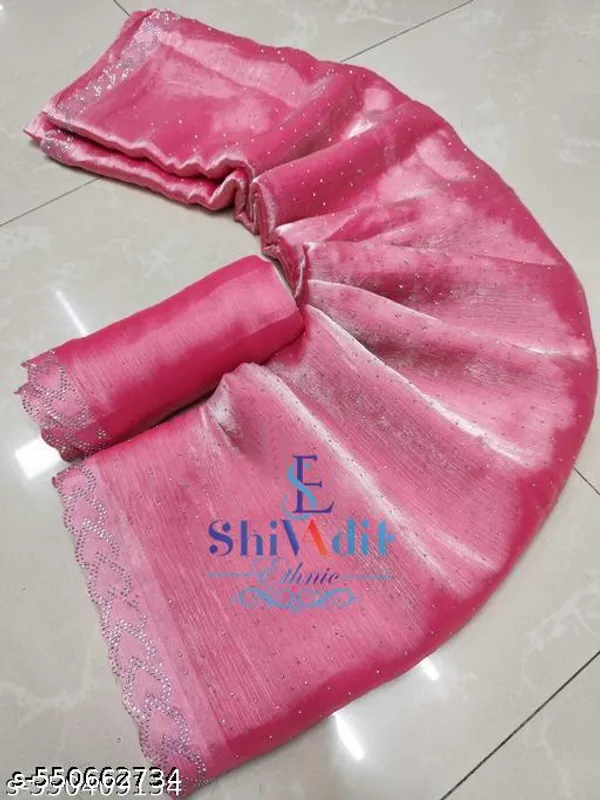Jimmy_Chu_Organza_Sarees_Designer_Organja_Sarees_Party_Wear_Stone_Saree_New_Collection_Stone_Work_Sarees