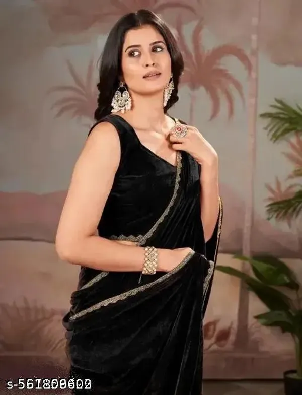 Stone_Work_Wedding_Wear_Fancy_Saree_Jimmy_Choo_Silk_Attractive_New_Design_Fancy_Saree_With_Swarovski_Daimond_Hotfix_Work_Party_Wear_Festive_Wear_Saree