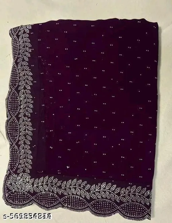 Fancy_Designer_Georgette_Saree_With_Hand_Work