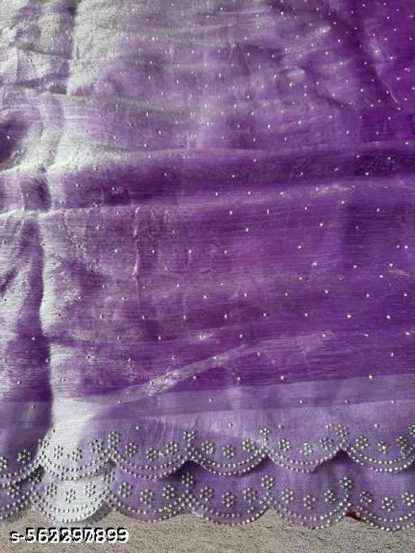 Siroski_Hotfix_Diamond_Saree_Sarees_For_Women_Party_Wear_Sarees_Saree_New_Model_2025