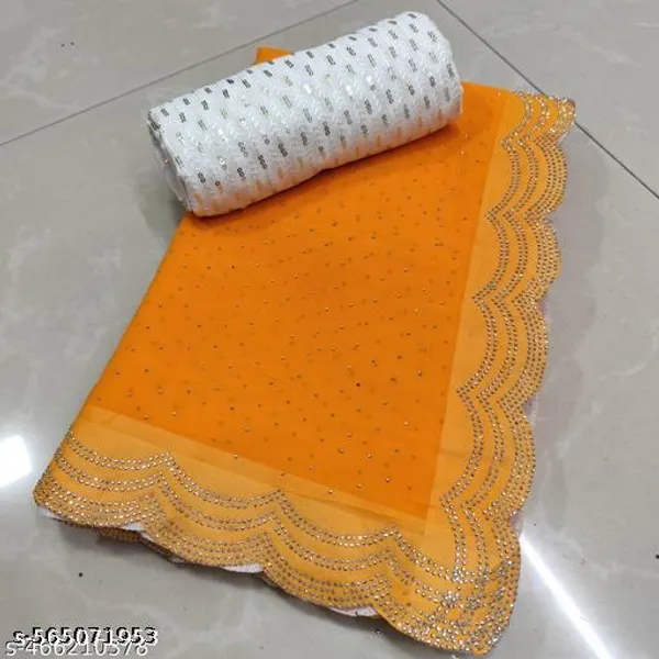 Womens_New_Bollywood_Party_Fancy_Saree_Designer_Chiffon_Saree_Womens_New_Bollywood_Party_Fancy_Soft_Tissue_Silk_Embelished_Lace_Work_Saree_With_Blouse_Saree_For_Womens