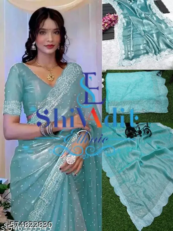 Jivika_Graceful_Jimmy_Chu_Organza_Sarees_Designer_Organja_Sarees_Party_Wear_Stone_Saree_New_Collection_Stone_Work_Sarees_Stone_Wala_Saree_Jimmy_Chu_Fabric_Saree_Sarees_New_Collection_Party_Wear_New_Model