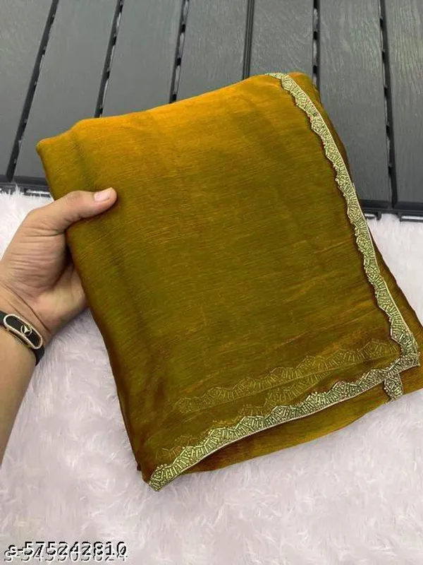 Jimmy_Chu_Organza_Sarees_Designer_Chiffon_Friendly_Saree_Party_Wear_Stone_Saree_New_Collection_Stone_Work_Sarees_Jimmy_Chooo_Fabric_Sareesaree_New_2025_Jimi_Chu_Saree_Chiffon_Saree_Jimmy_Saree_Mustard_Saree_Yellow_Saree_For_Haldi_Yellow_Saree_For_Marriage_Function