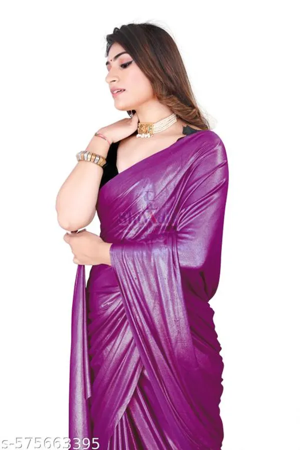 Latest_Sarees_Partywear_Collection_Saree_For_Wedding_Party_Wear_Saree_For_Women_And_Girls_Purple_Saree_Shaadi_Ki_Saadi